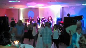 The band performing at the Rock Out for A Safe Place event
